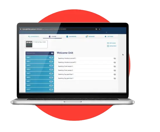 Imagen ilustrativa de la plataforma My English Lab